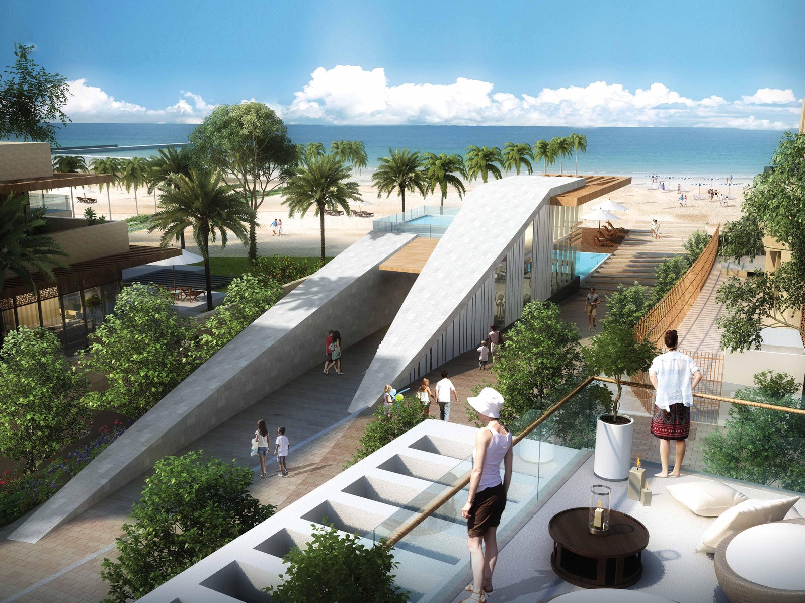 Nudra Saadiyat beachfront villas Abu Dhabi with private beach access and luxury coastal living along Arabian Gulf